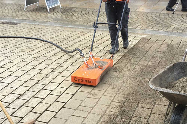 Joint Cleaner - Specially designed for cleaning respectively renovation of paved surfaces. Simple blowing out of joint-material via compressed air.