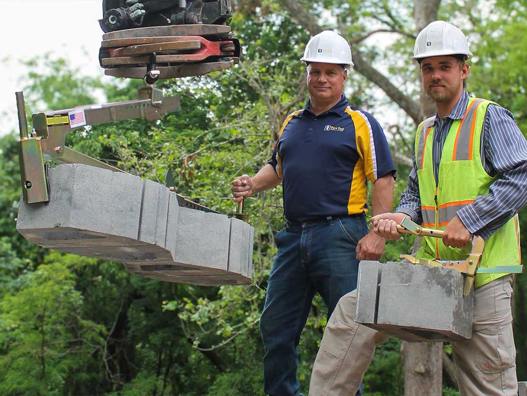 What Clamp To Use for Retaining Walls, Step Treads, Stone, Boulders