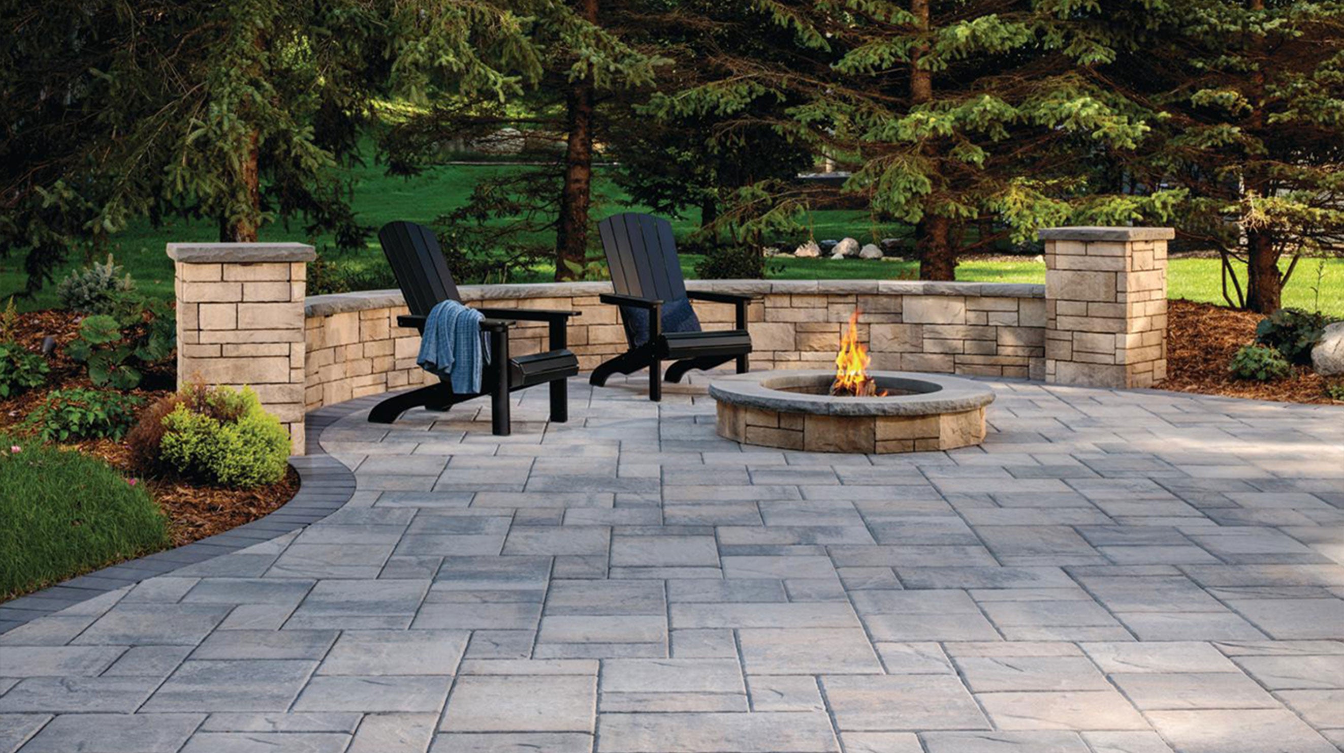 photo of paver patio