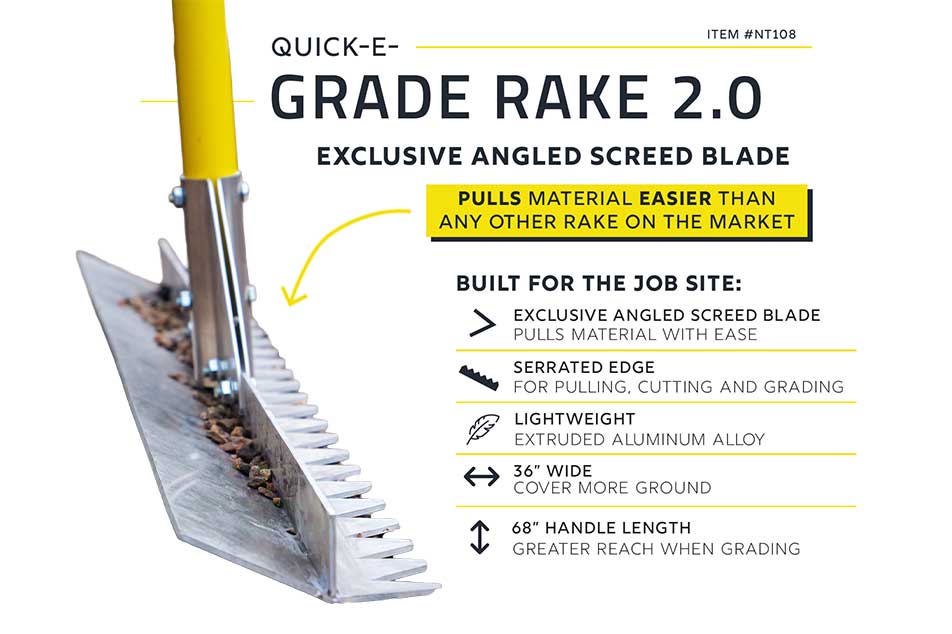 Quick-E-Grade Rake 2.0